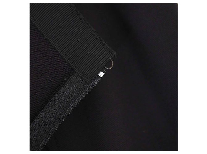 Falda midi recta Lanvin en lana negra Negro - vista 9