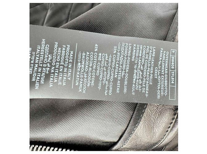 Giacca biker trapuntata corta Tom Ford Slim-Fit in pelle nera Nero - vista 11