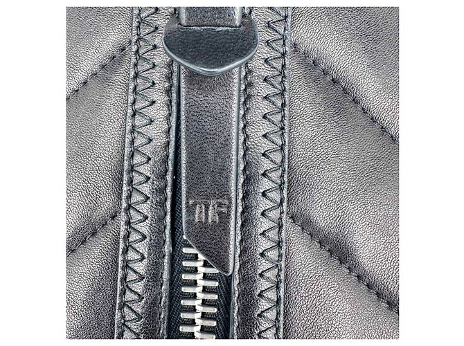 Giacca biker trapuntata corta Tom Ford Slim-Fit in pelle nera Nero - vista 6