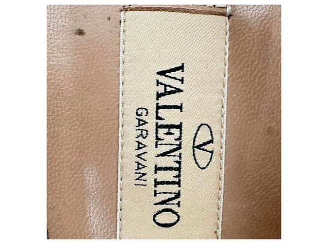 Décolleté Valentino Garavani Rockstud 65 in pelle blu - vista 10