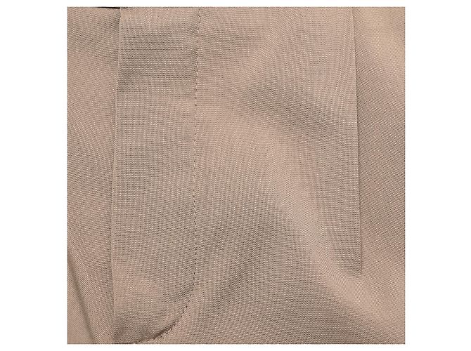 Pantalones de pierna recta Chloé en lana marrón Castaño Roja - vista 5