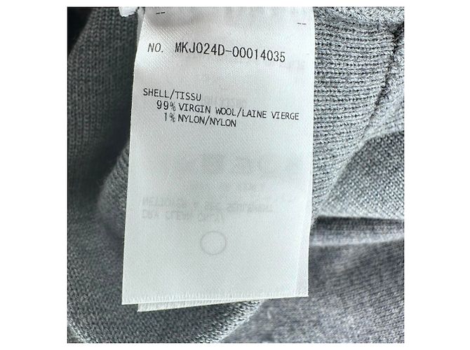 Thom Browne Blazer mit 4 Streifen aus grauer Wolle - Ansicht 10