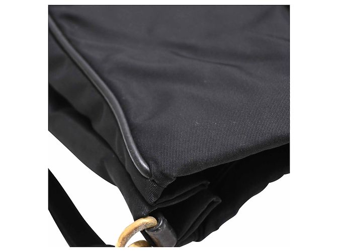 Borsa a tracolla Prada Braided Handle Tessuto in nylon nero - vista 29
