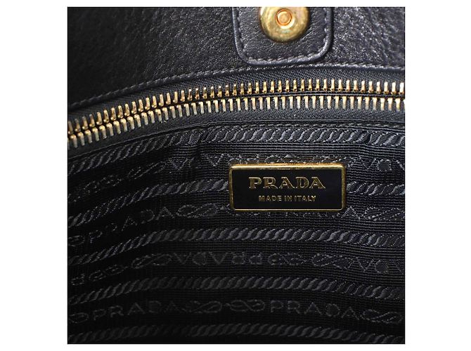 Borsa a tracolla Prada Braided Handle Tessuto in nylon nero - vista 6