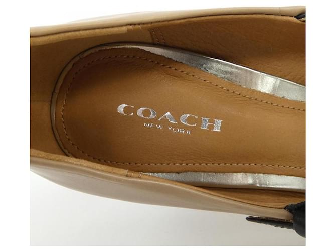 Décolleté Coach Marrone Nero - vista 6