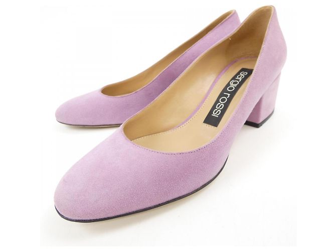 Autre Marque Décolleté Sergio Rossi 5253 Rosa - vista 3