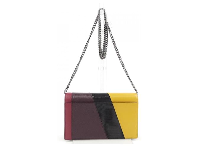 Autre Marque Borsa a bustina Akris Anouk Nero Blu Giallo Blu navy - vista 3