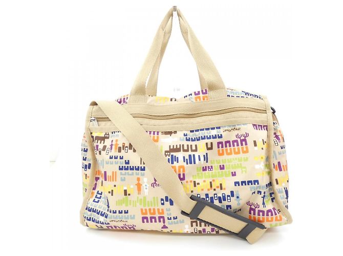 Autre Marque Borsa Tote LeSportsac Beige - vista 3