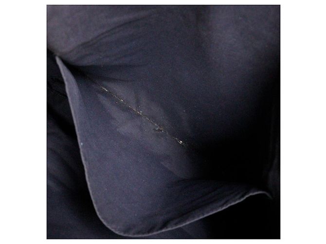 Hermès Hermes Herline Cabas Nylon Canvas Tragetasche Braun - Ansicht 10