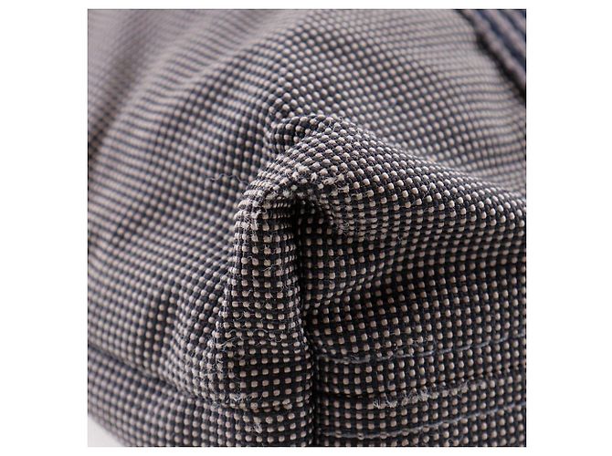 Hermès Hermes Herline Cabas Nylon Canvas Tragetasche Braun - Ansicht 4
