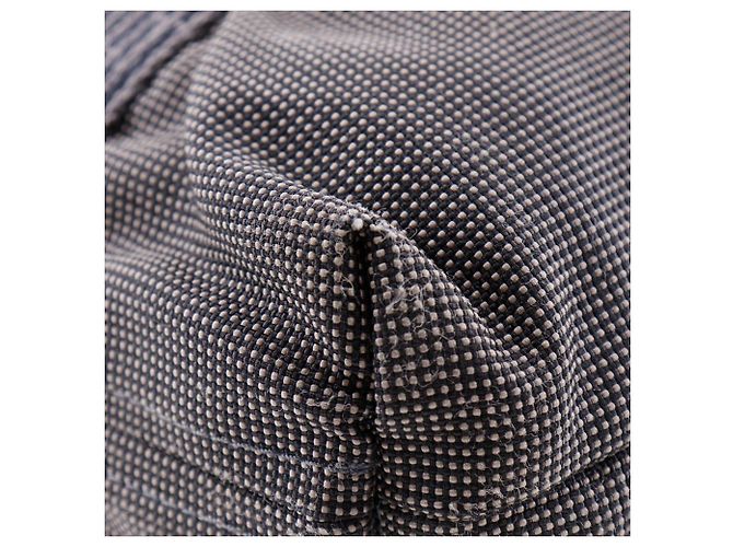 Hermès Hermes Herline Cabas Nylon Canvas Tragetasche Braun - Ansicht 5