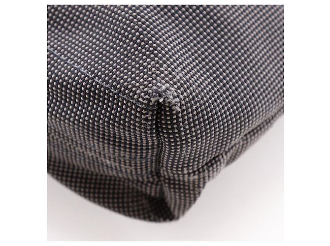 Hermès Hermes Herline Cabas Nylon Canvas Tragetasche Braun - Ansicht 7