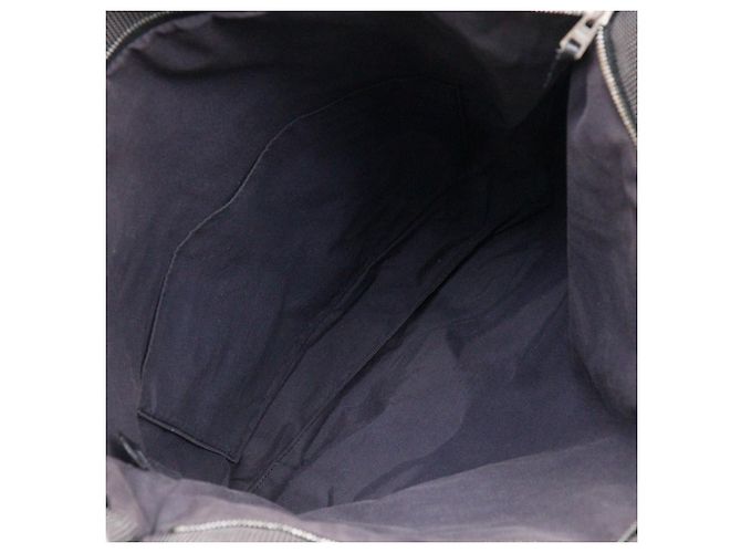 Hermès Hermes Herline Cabas Nylon Canvas Tragetasche Braun - Ansicht 9