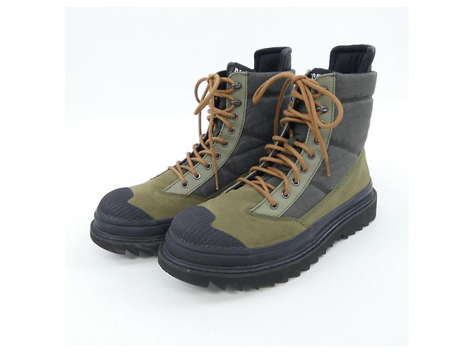 Autre Marque Diesel Lederstiefel Schwarz - Ansicht 3