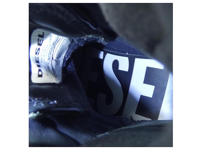 Autre Marque Diesel Lederstiefel Schwarz - Ansicht 6