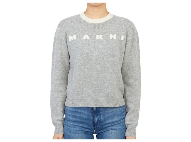Marni Strickware für Kinder (Erwachsenengröße möglich) Silber - Ansicht 4
