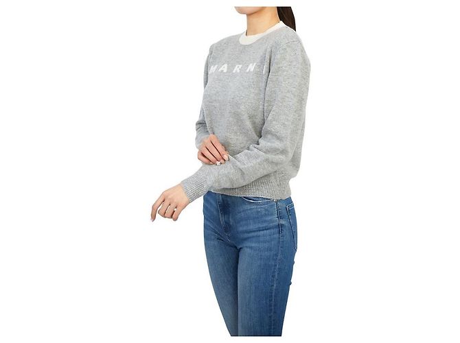 Marni Strickware für Kinder (Erwachsenengröße möglich) Silber - Ansicht 8