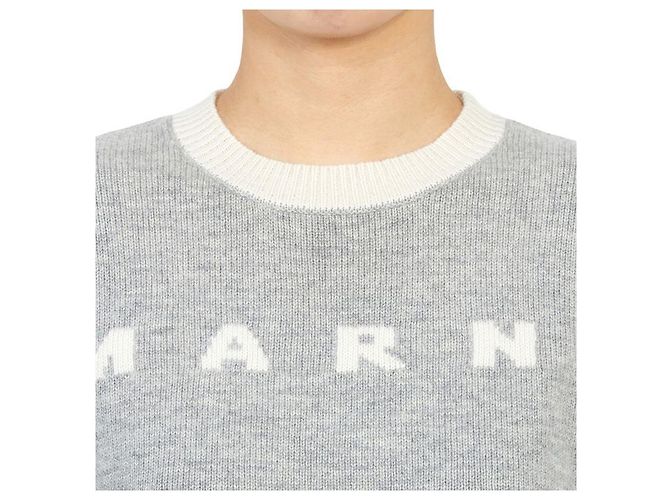 Marni Strickware für Kinder (Erwachsenengröße möglich) Silber - Ansicht 9