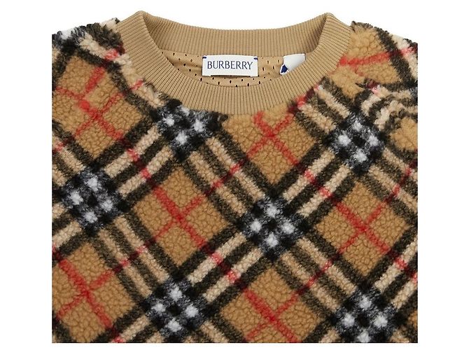Burberry Pile LORA CHK per bambini Multicolore - vista 4