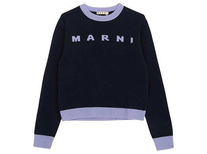 Marni Kinder Strickwaren (Erwachsenengröße verfügbar) Blau - Ansicht 2