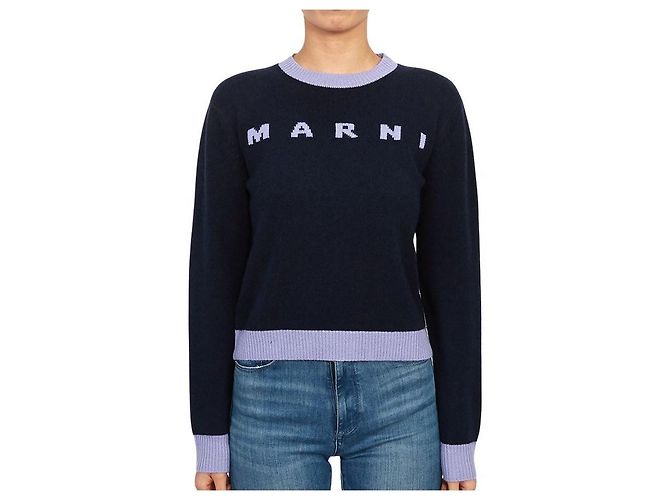 Marni Kinder Strickwaren (Erwachsenengröße verfügbar) Blau - Ansicht 4