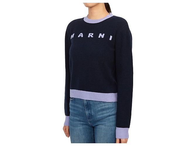 Marni Kinder Strickwaren (Erwachsenengröße verfügbar) Blau - Ansicht 5