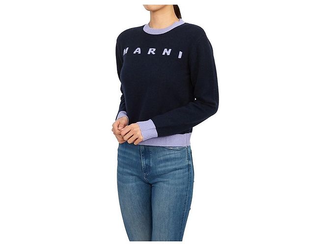 Marni Kinder Strickwaren (Erwachsenengröße verfügbar) Blau - Ansicht 8