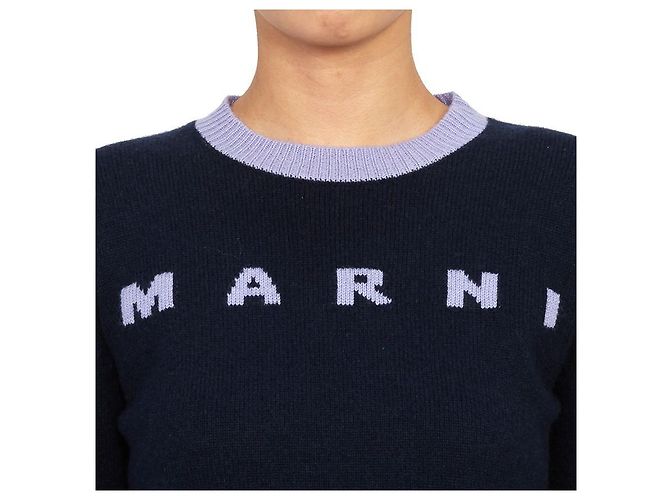 Marni Kinder Strickwaren (Erwachsenengröße verfügbar) Blau - Ansicht 9