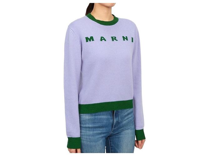 Marni Strickware für Kinder (von Erwachsenen tragbar) Blau - Ansicht 6