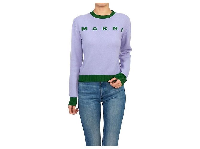 Marni Strickware für Kinder (von Erwachsenen tragbar) Blau - Ansicht 8