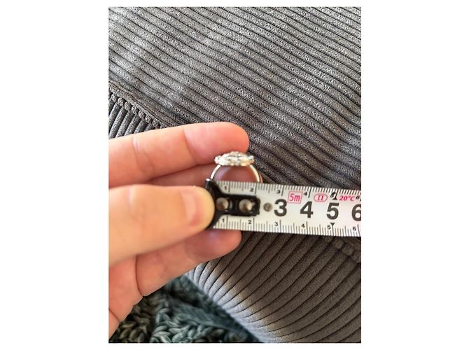 Chanel Camélia Ring aus Metall Silber - Ansicht 5