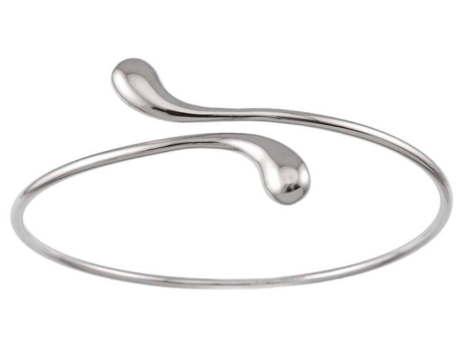 Bracciale rigido Tiffany & Co. Double Teardrop Argento - vista 2