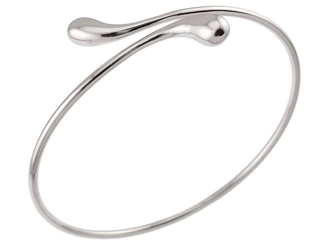 Bracciale rigido Tiffany & Co. Double Teardrop Argento - vista 3