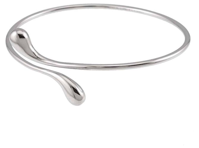 Bracciale rigido Tiffany & Co. Double Teardrop Argento - vista 4