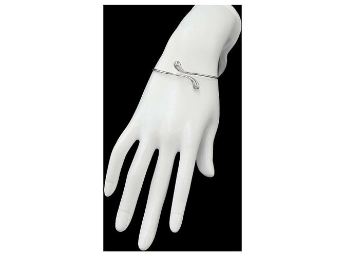 Bracciale rigido Tiffany & Co. Double Teardrop Argento - vista 7