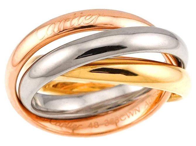 Anello Trinity Medium MM in oro 18K di Cartier - vista 2