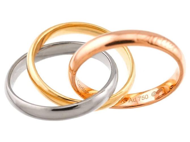 Anello Trinity Medium MM in oro 18K di Cartier - vista 4