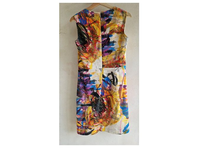 Autre Marque Vestido sin mangas Natan Edition 5 Estampado Abstracto Negro Rosa Blanco Roja Azul Multicolor Gris Amarillo - vista 2