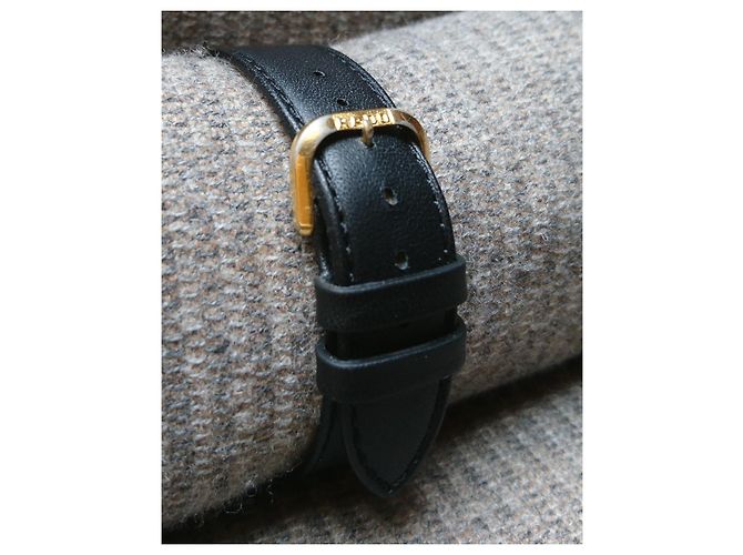 Autre Marque Relógio Quartz Rado Coupole ref. 129.4075.4 Preto Dourado - vista 11
