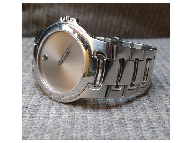 Relógio Movado Museum Quartz Aço Ref. 84 G1 1898 Prata - vista 10