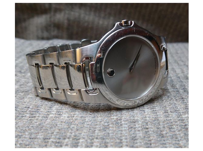 Relógio Movado Museum Quartz Aço Ref. 84 G1 1898 Prata - vista 15