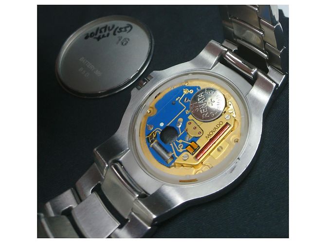 Relógio Movado Museum Quartz Aço Ref. 84 G1 1898 Prata - vista 5