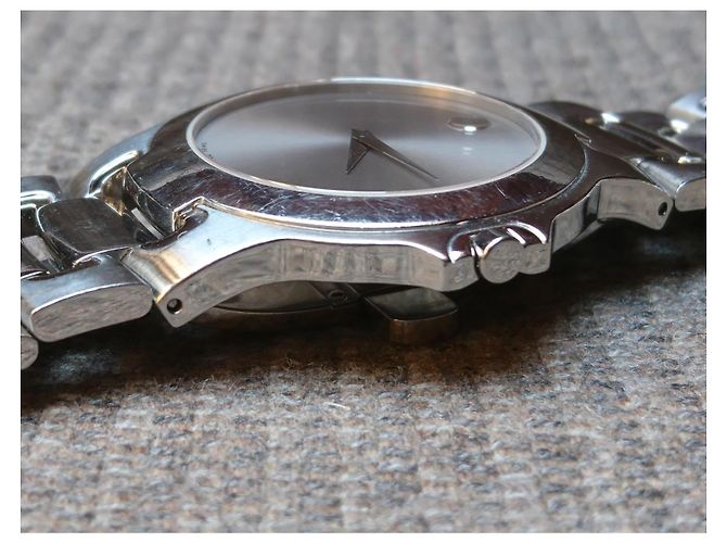 Relógio Movado Museum Quartz Aço Ref. 84 G1 1898 Prata - vista 6