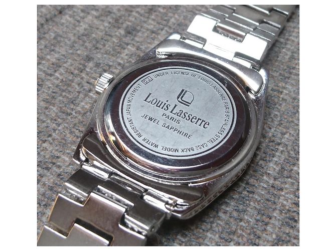 Autre Marque Relógio de Quartzo Louis Lasserre Paris com Safiras Prata - vista 5