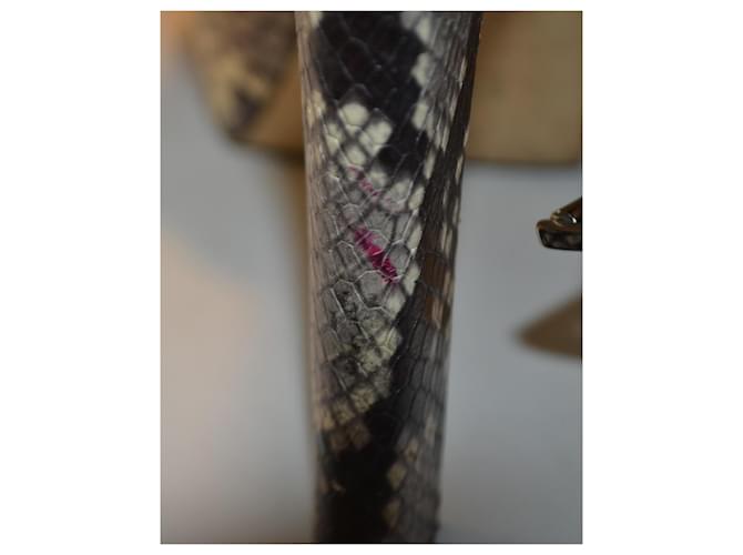 Michael Kors High-Heel-Sandalen mit Python-Print Schwarz Python drucken - Ansicht 5