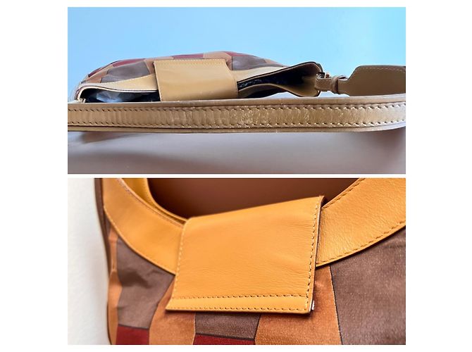 Borsa a mano Gucci Jackie stampa geometrica Marrone Rosso - vista 4