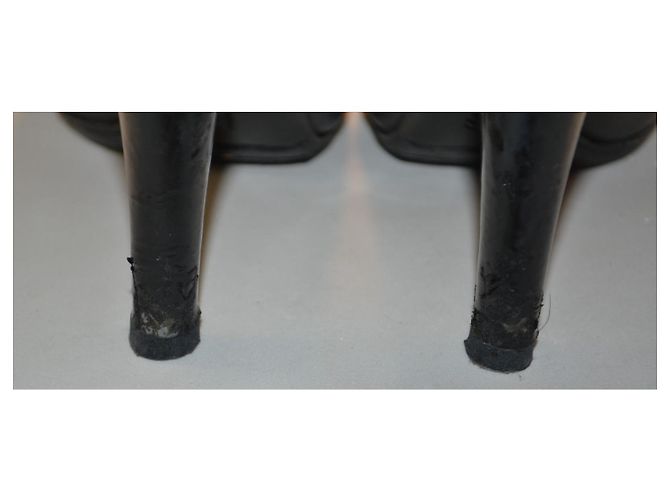 Salvatore Ferragamo Stivaletti in Pelle Nera Nero - vista 4