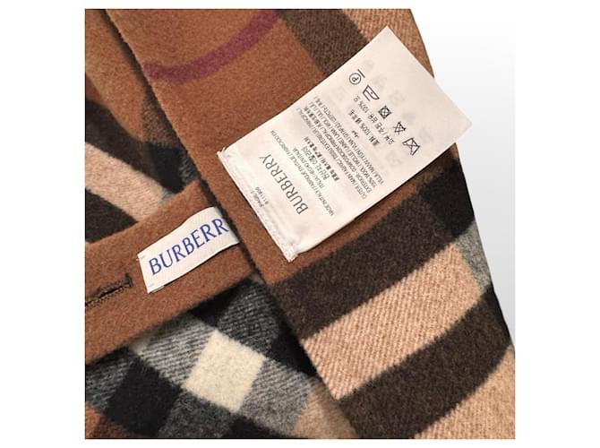 Capa reversible Burberry estampado Check Castaño Negro - vista 10