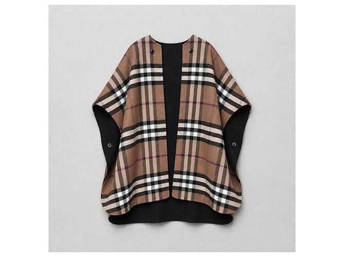 Capa reversible Burberry estampado Check Castaño Negro - vista 17
