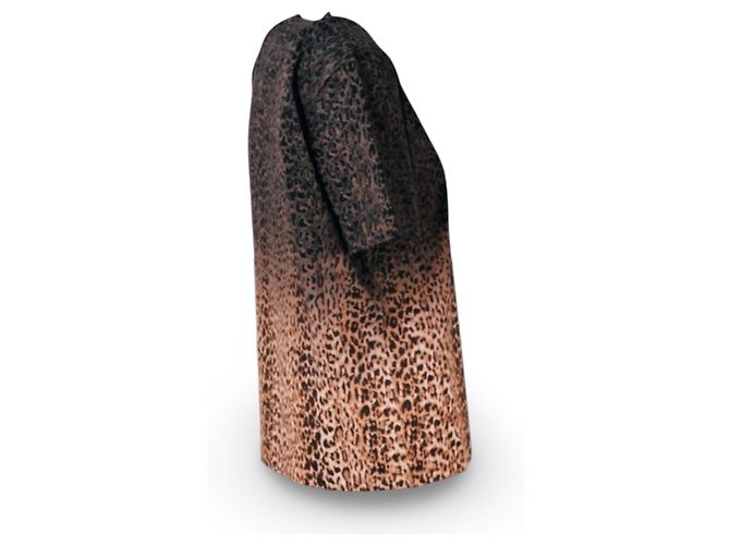Camiseta Saint Laurent estampado leopardo degradado Castaño Estampado de leopardo - vista 10